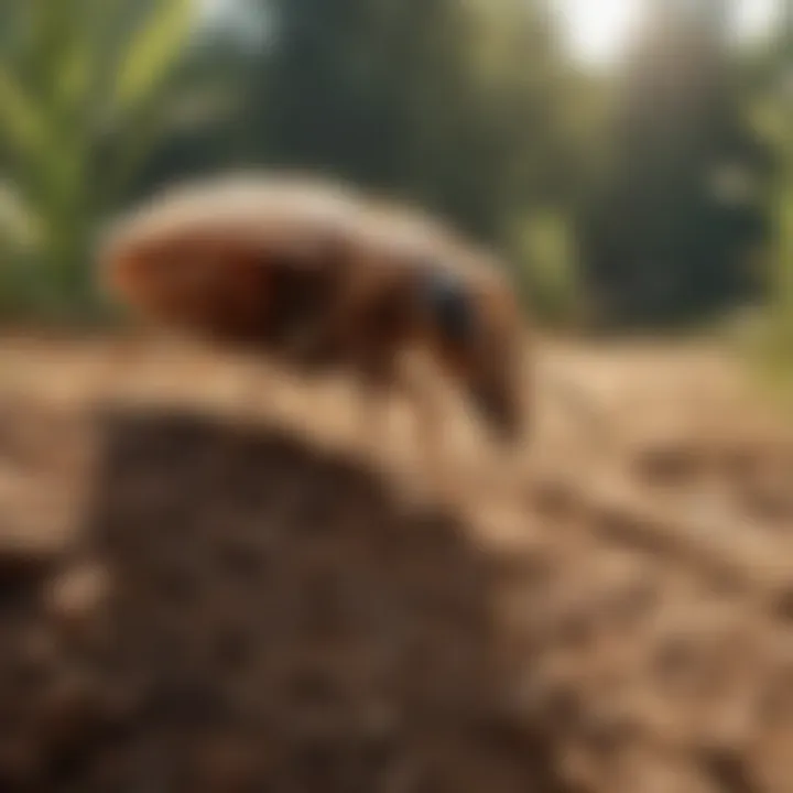 Visual representation of advanced technologies in termite treatment