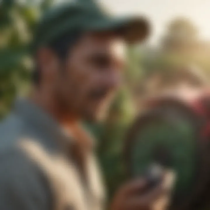 Phone communication in agriculture