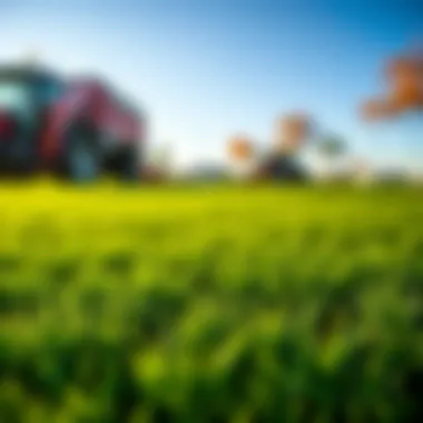Vibrant Fescue Lawn in Oklahoma City Lush fescue sod lawn in Oklahoma City showcasing vibrant green color