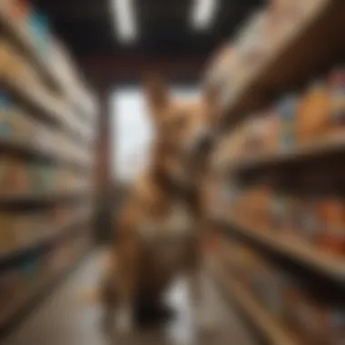 Local Retailers Offering Dyne Dog Supplements Local store shelf stocked with Dyne Dog supplements