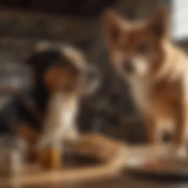 Veterinary Insights on Dyne Dog Supplementation Veterinarian discussing dietary options for dogs
