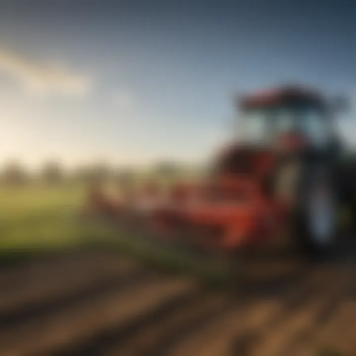 Field demonstration of the Frontier York Rake in action on agricultural land