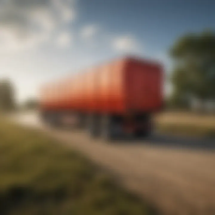 G&R Trailers demonstrating their functionality in commercial transport