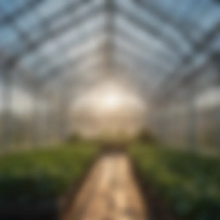 Application of insulated PVC wall panels in a greenhouse environment