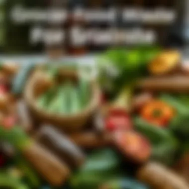 A visual representation of grocery food waste statistics