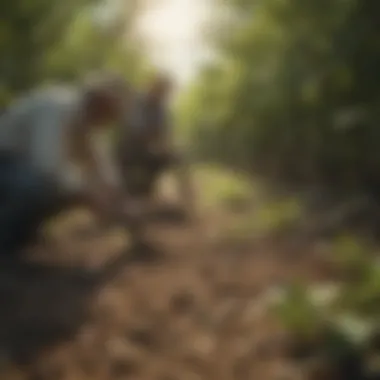 Natural pest management techniques in a vanilla garden