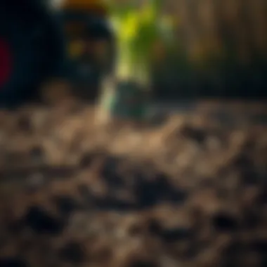 Healthy soil enriched by the use of a compact mulcher