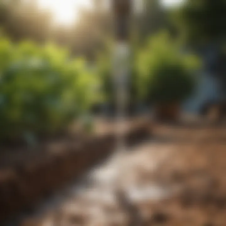 Infographic highlighting benefits of drip irrigation