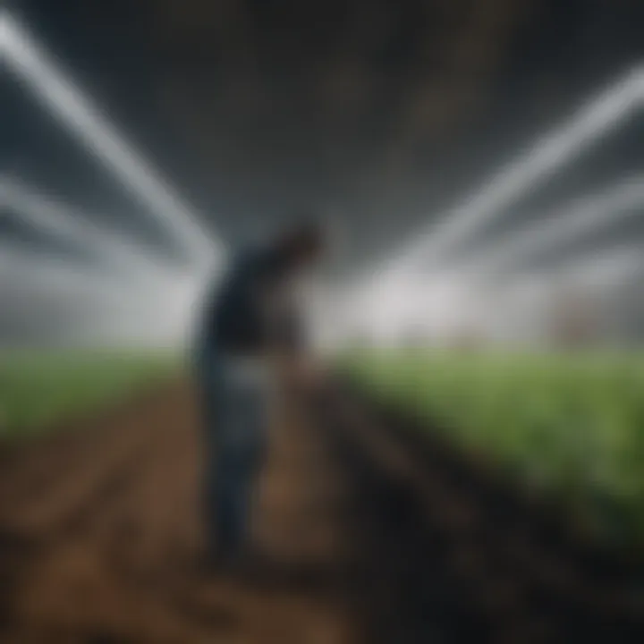 Innovative farming techniques being demonstrated