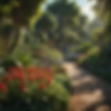 Lush Horticultural Garden Lush garden highlighting horticultural practices