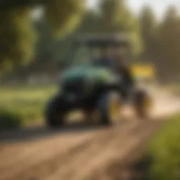 John Deere Gator TX in an agricultural setting