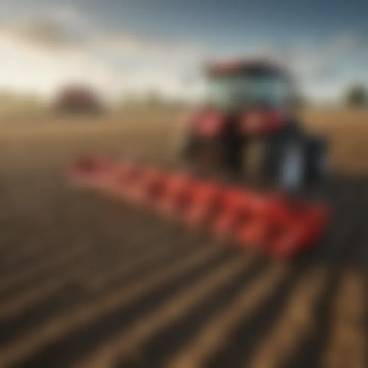 Kuhn Wrapper in action covering crops