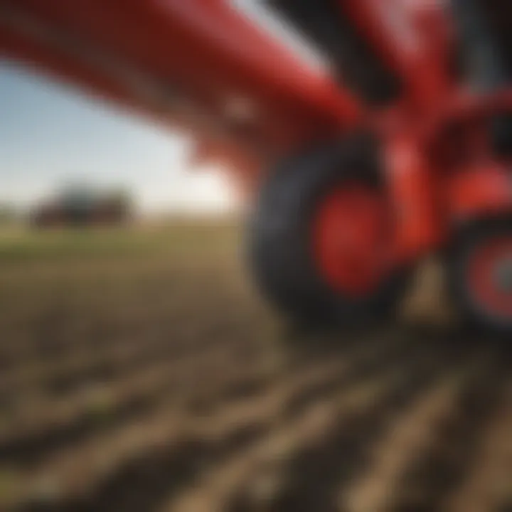 Close-up of the Kuhn Wrapper's innovative design