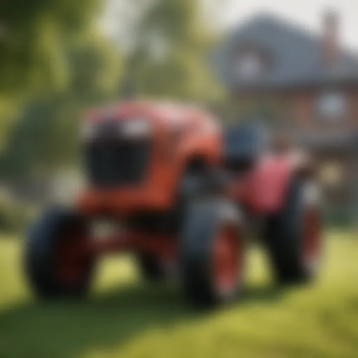 Comparative analysis of popular lawn tractor models