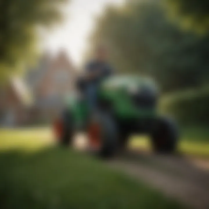 User sharing experience with a reliable lawn tractor