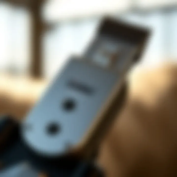 Detailed view of the Lister Shearing Star Clipper showcasing its advanced blade technology.