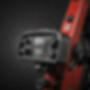 Precision Controls of Massey Ferguson Forklift Close-up of Massey Ferguson forklift controls