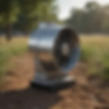 Maxxair Exhaust Fan in Agricultural Environment Visual representation of Maxxair fan in agricultural setting