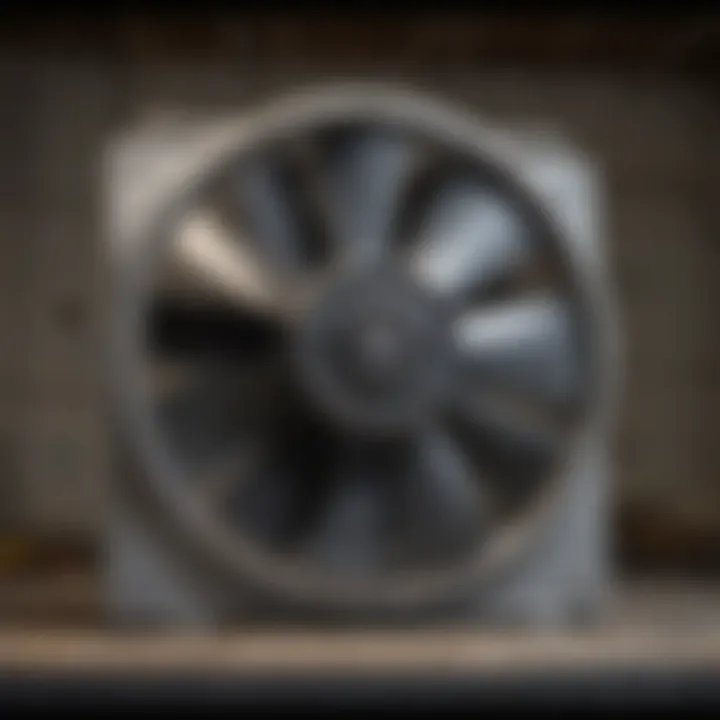 Illustration of the installation process for Maxxair fan