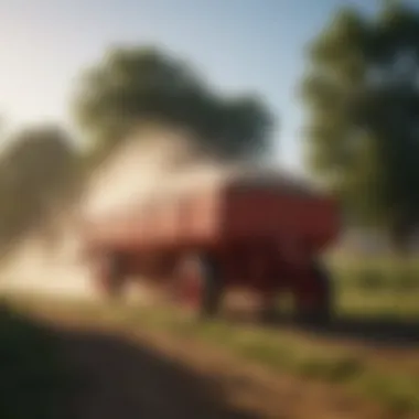 Millside Industries Wagon in Action Millside Industries Wagon in action on a farm