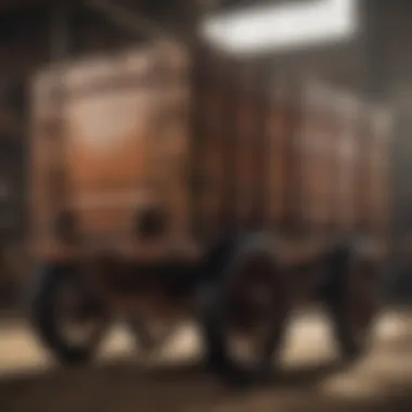 Millside Industries Wagon in Market Showcase Millside Industries Wagon showcased in a market