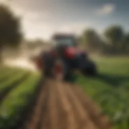 Milstop fungicide application on crops