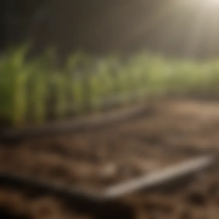 Graph showcasing financial performance metrics in agriculture.
