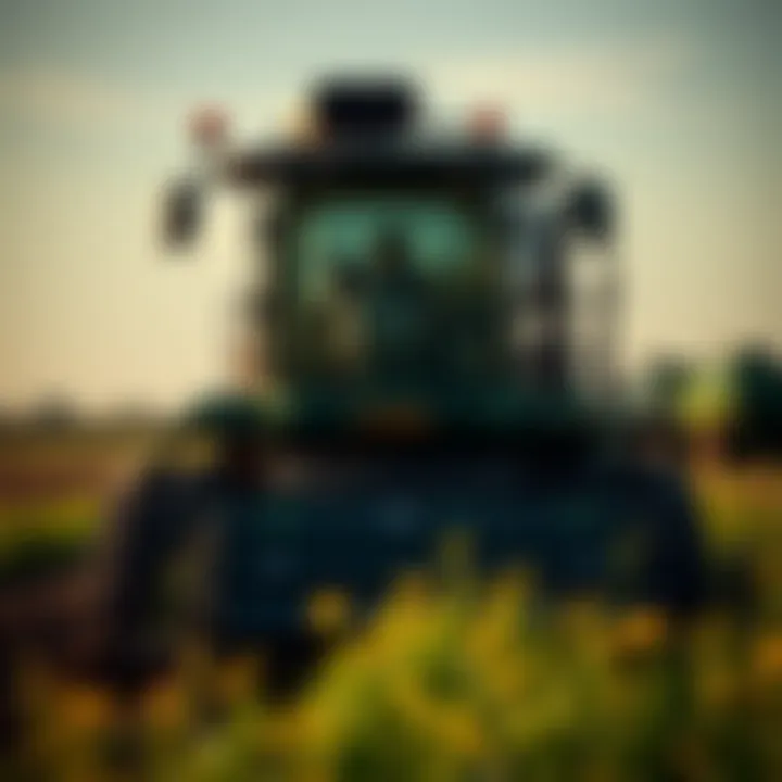 Equipment showcasing innovation in farming