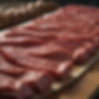 A section of a website dedicated to sourcing local meat products.