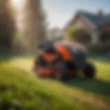 Neuton mower showcasing advanced technology
