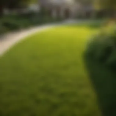Palisades Zoysia: A Luxurious Green Lawn Lush Palisades Zoysia grass in a well-maintained lawn