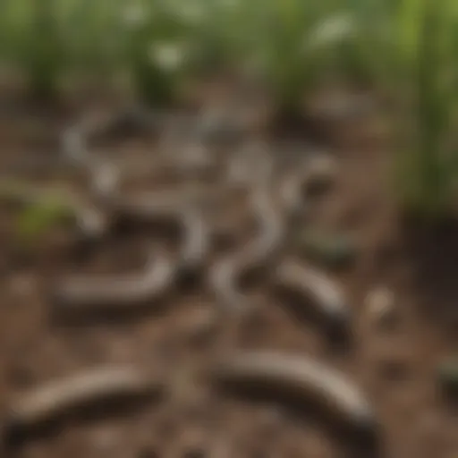 Diverse selection of pesticides suitable for armyworm control