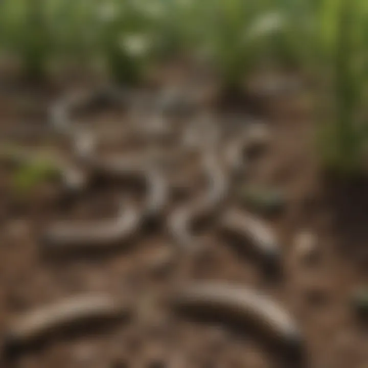 Diverse selection of pesticides suitable for armyworm control