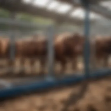 Components of Portable Cattle Handling System Components of a portable cattle handling system
