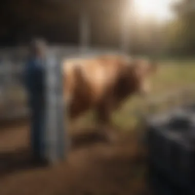 Innovative Portable Cattle Working System Innovative portable cattle working system in use