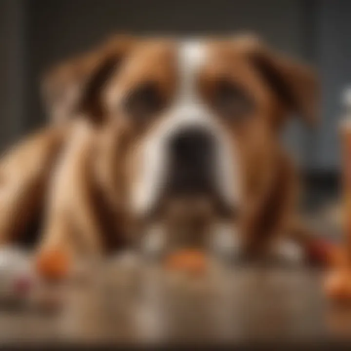 An illustration of potential side effects of cephalexin in dogs