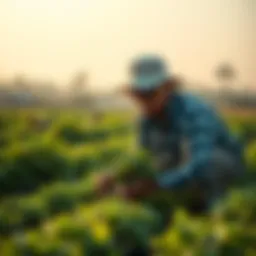 Sustainable farming practices in action