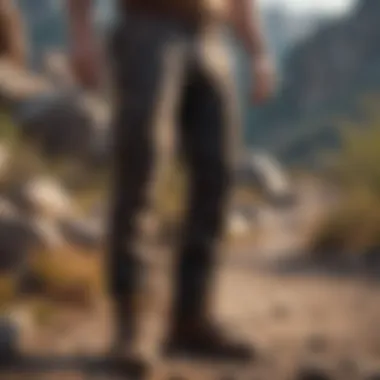 Riggs Pants in Nature Riggs pants in a rugged outdoor setting