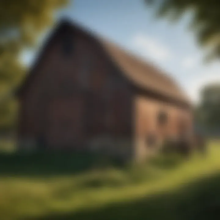 Historic barn symbolizing the agricultural legacy of the region