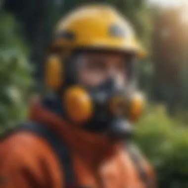 Safety equipment used while handling pesticides