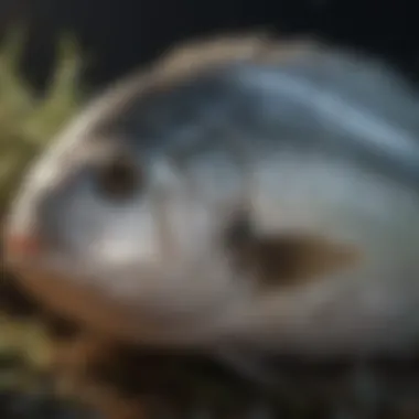 The Unique Characteristics of Seabream An artistic representation of seabream showcasing its distinct physical features