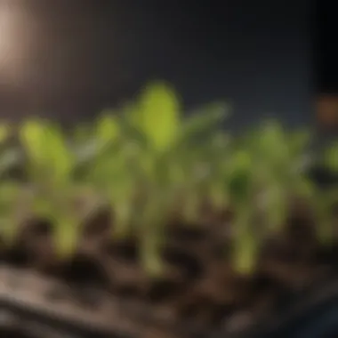 Enhancing Seedling Growth Using Heat Mats Seedlings thriving under controlled conditions