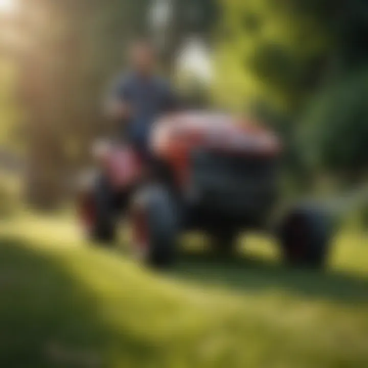 Evaluating the condition of a lawn mower before sale