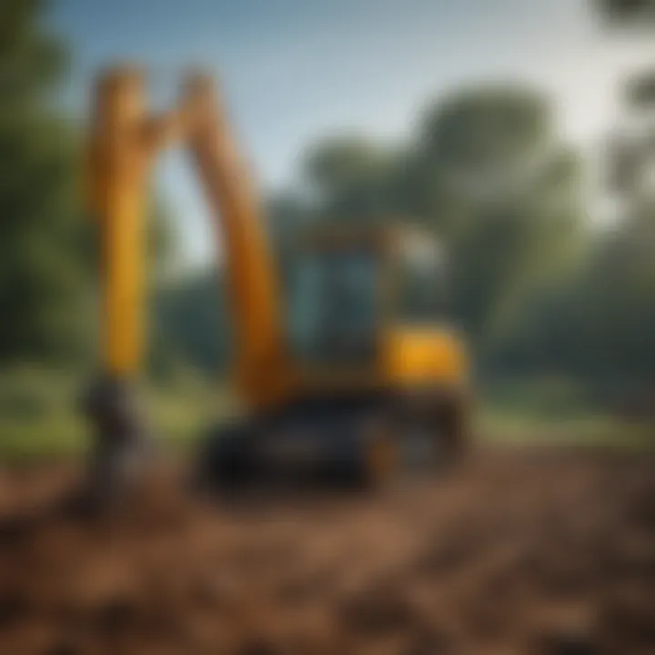 Detailed view of Speeco Compact Post Hole Digger showcasing its design and features