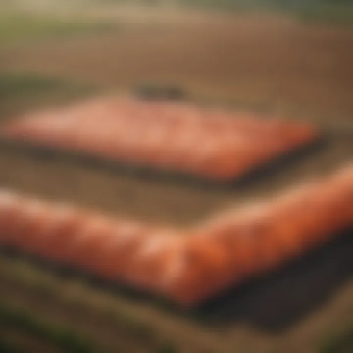 A vibrant farm covered with super strong tarps