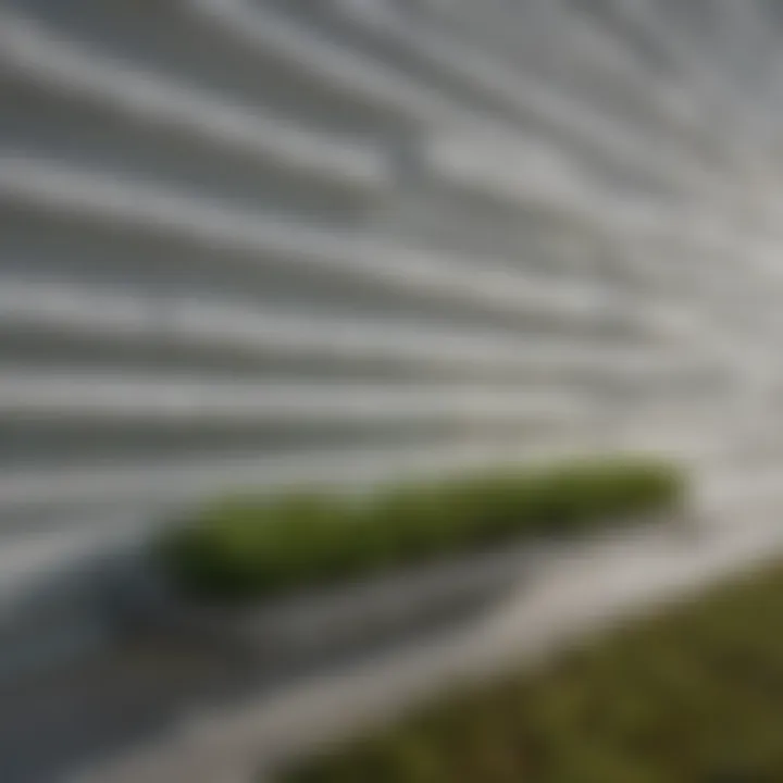 Comparison chart depicting sustainability benefits of insulated PVC wall panels