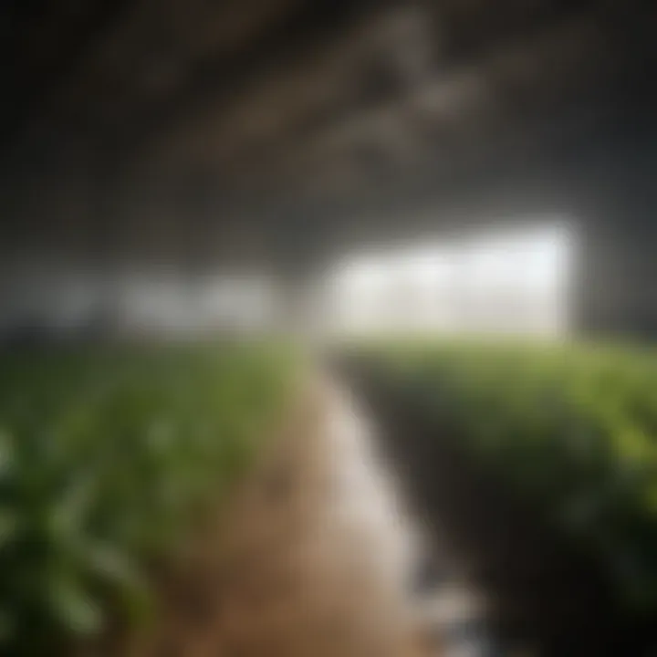 Sustainable agricultural practices integrated with dehumidification
