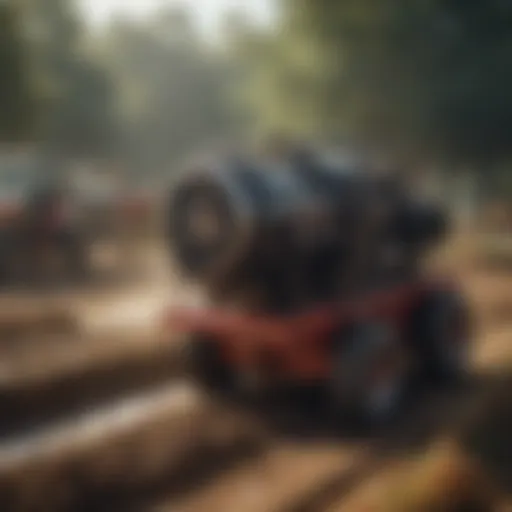Modern manure transfer pump in operation