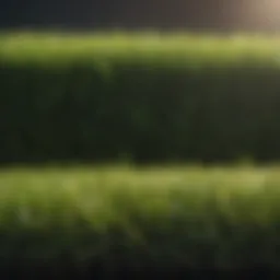 Vibrant landscape showcasing synthetic grass