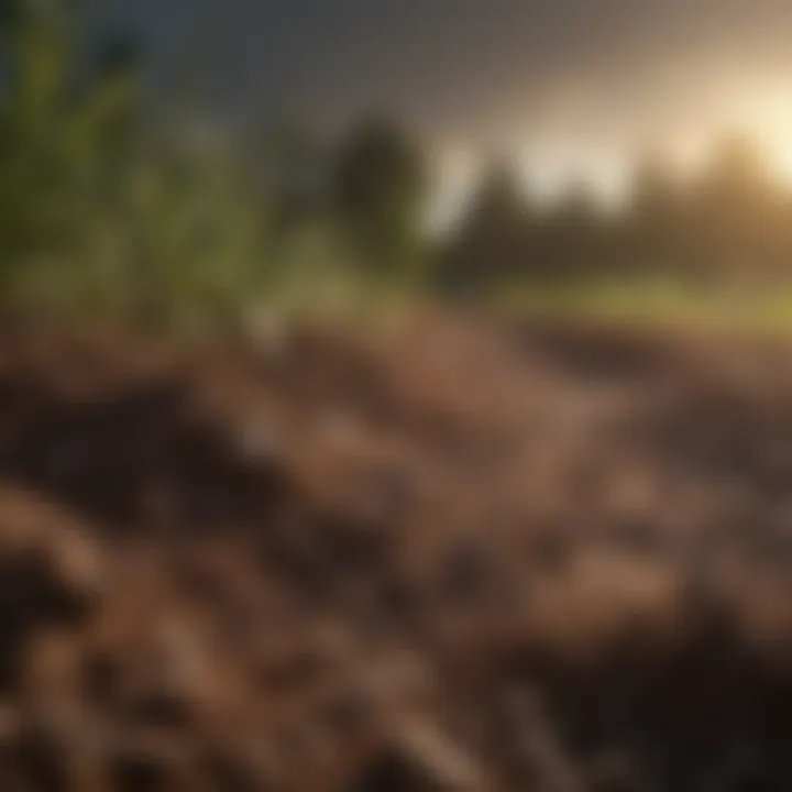 Different soil types for leveling